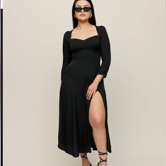 🖤 Reformation Mara Dress in Black - Picture 2 of 11